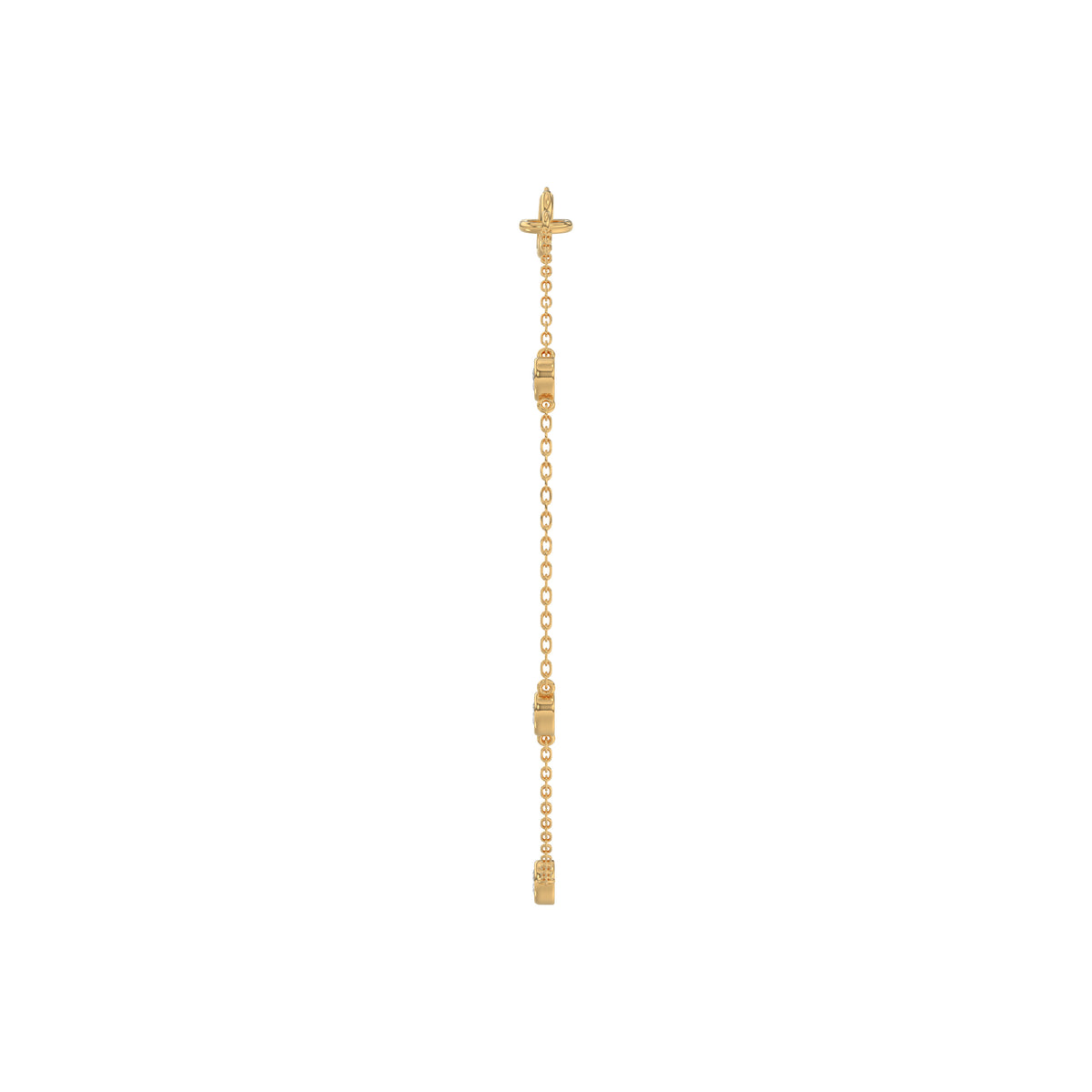 Round Diamond Chain Bracelet