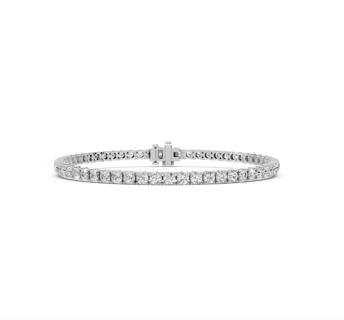 Round Diamond Tennis Bracelet