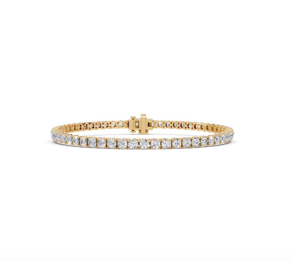 Round Diamond Tennis Bracelet
