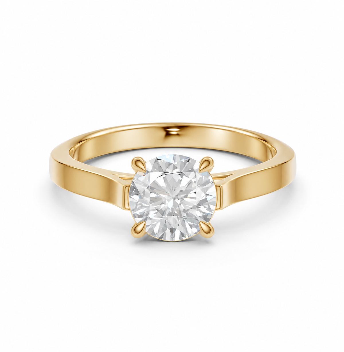 Round Solitaire Ring