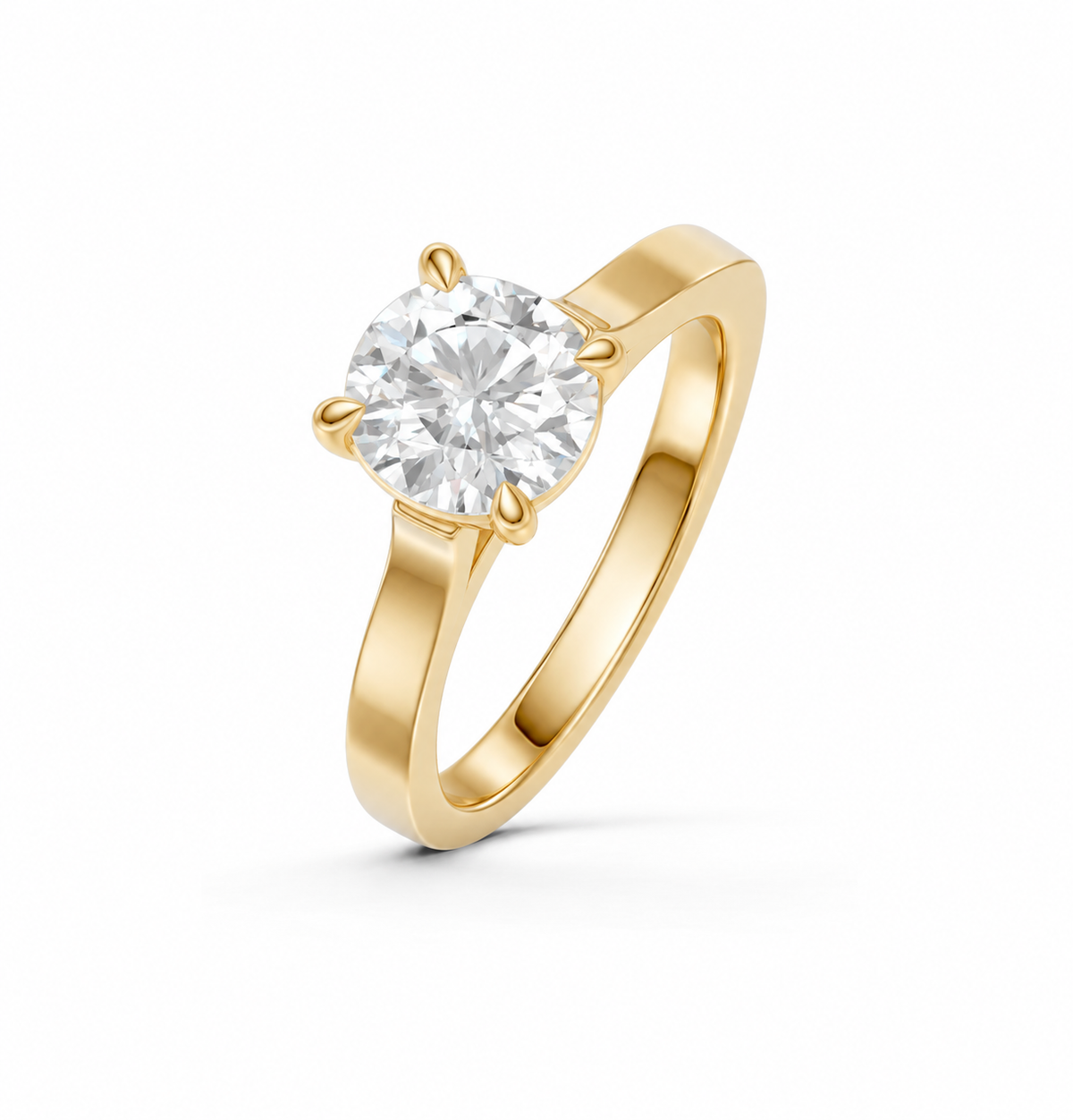 Round Solitaire Ring