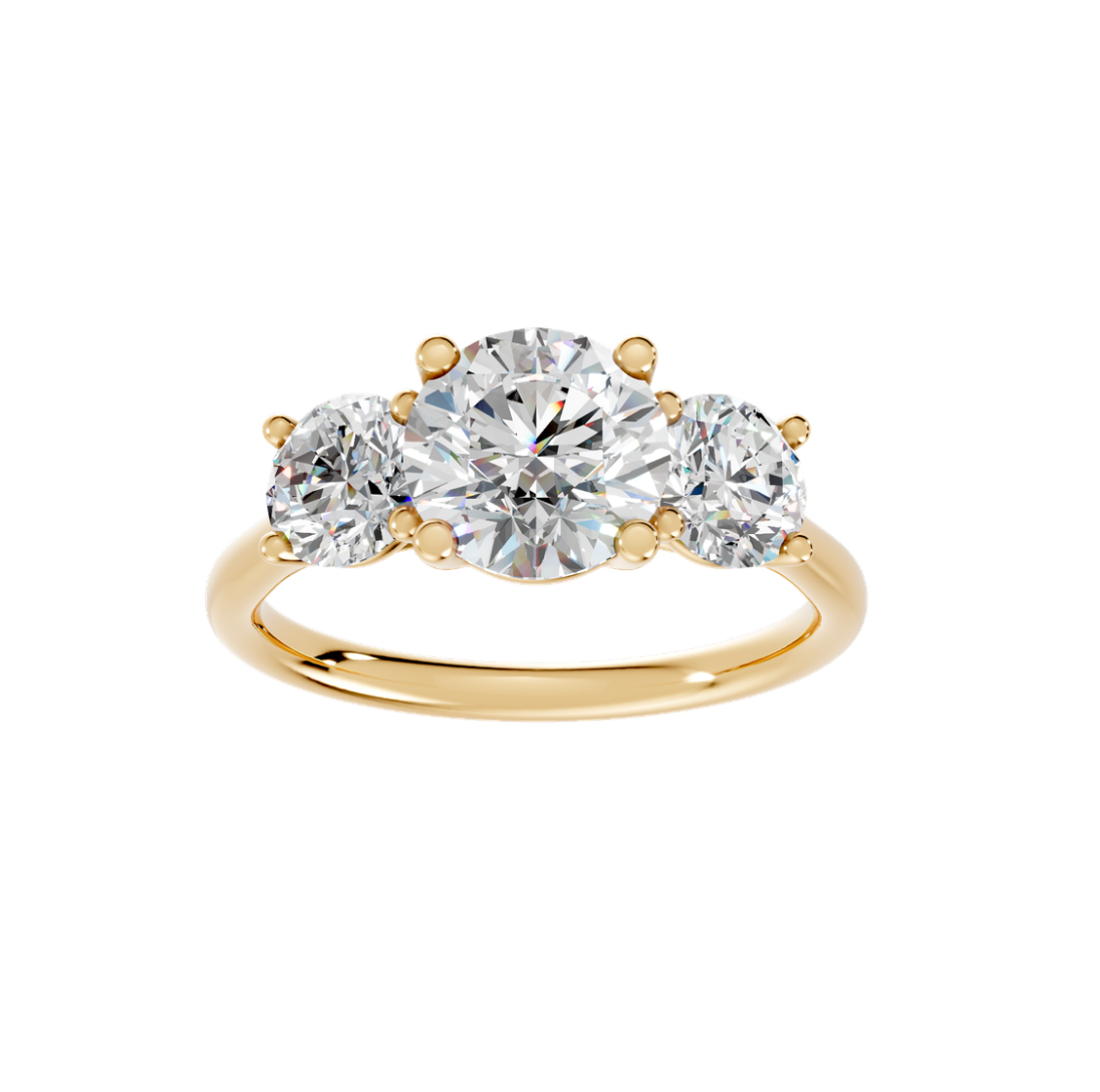 Round Trilogy Ring