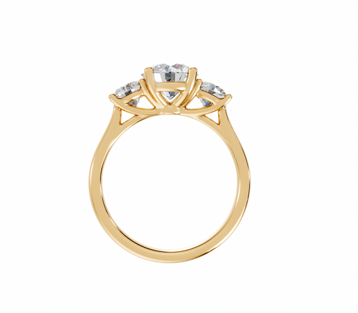 Round Trilogy Ring