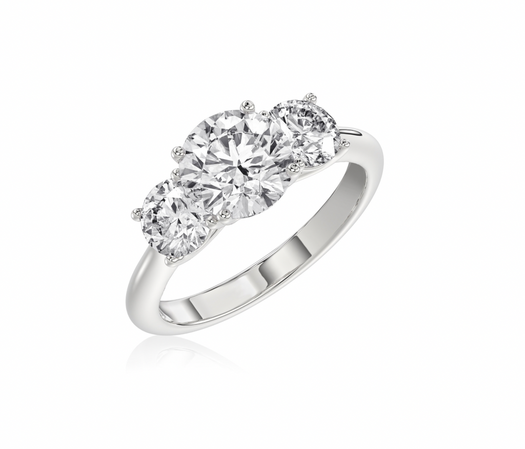 Round Trilogy Ring