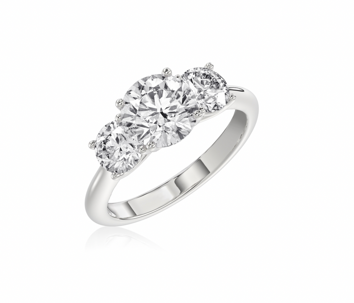 Round Trilogy Ring