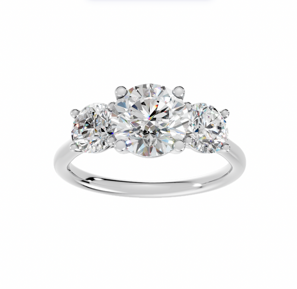 Round Trilogy Ring
