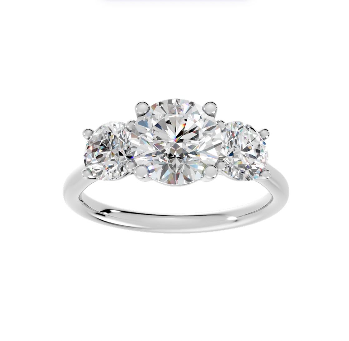 Round Trilogy Ring