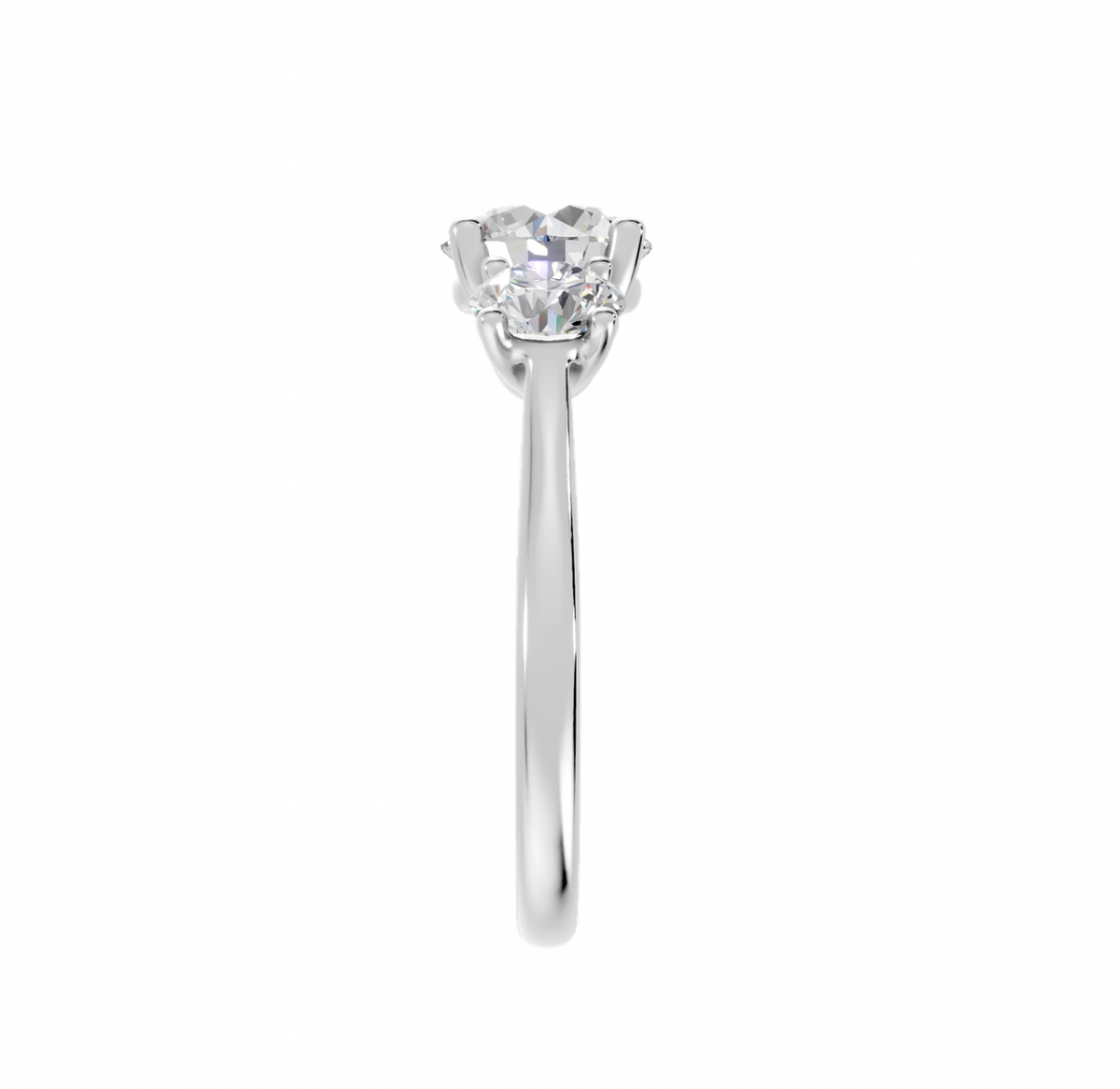 Round Trilogy Ring
