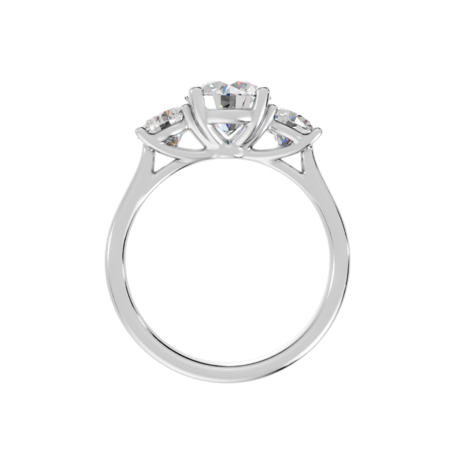 Round Trilogy Ring
