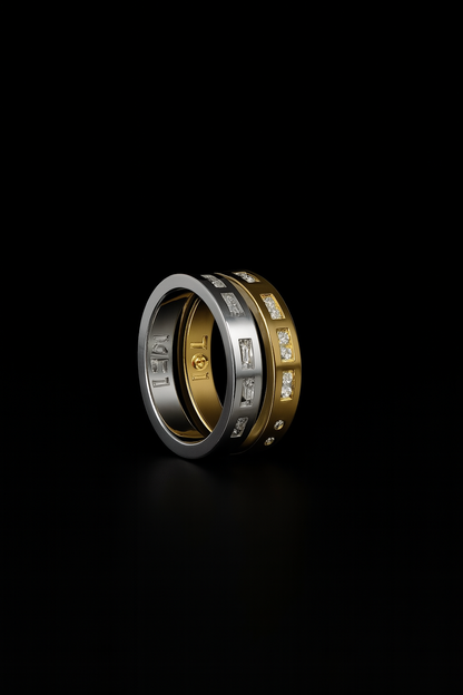 TOI MOI Morse Code Ring