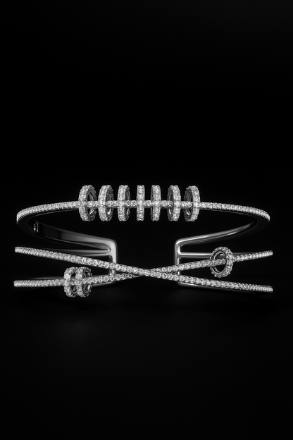 Triple Cuff with Sliding Rings