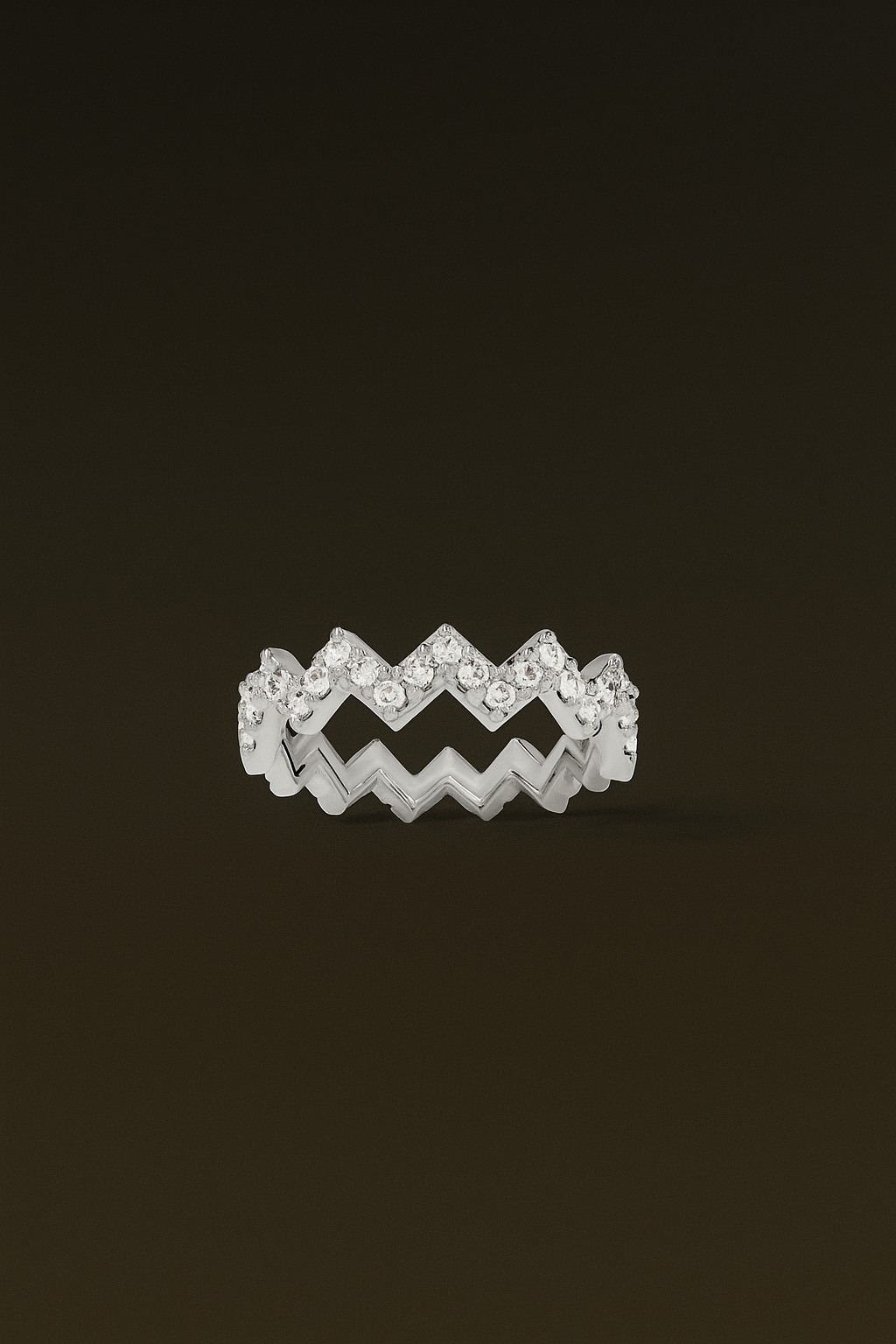 Up And Down Ring White