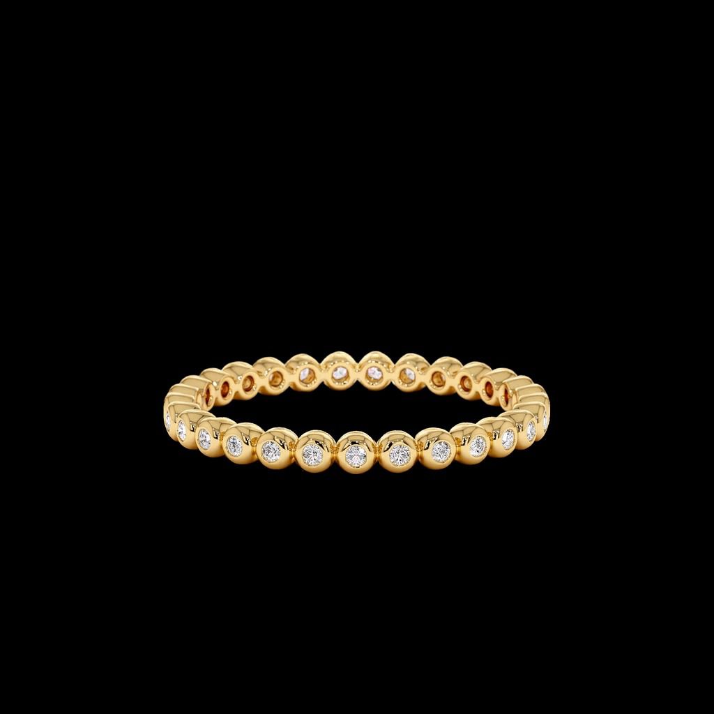Diamond Solid Gold Eternity Ring