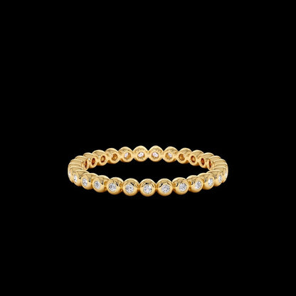 Diamond Solid Gold Eternity Ring