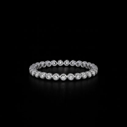 Diamond Solid Gold Eternity Ring