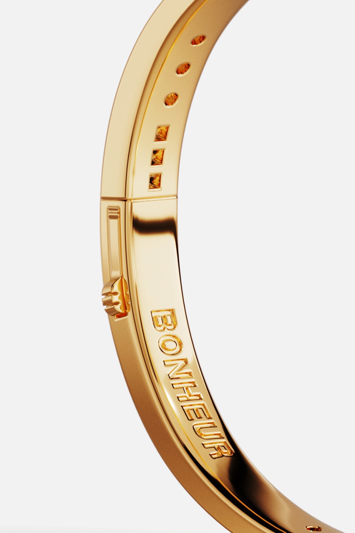 BONHEUR Morse Code Bangle