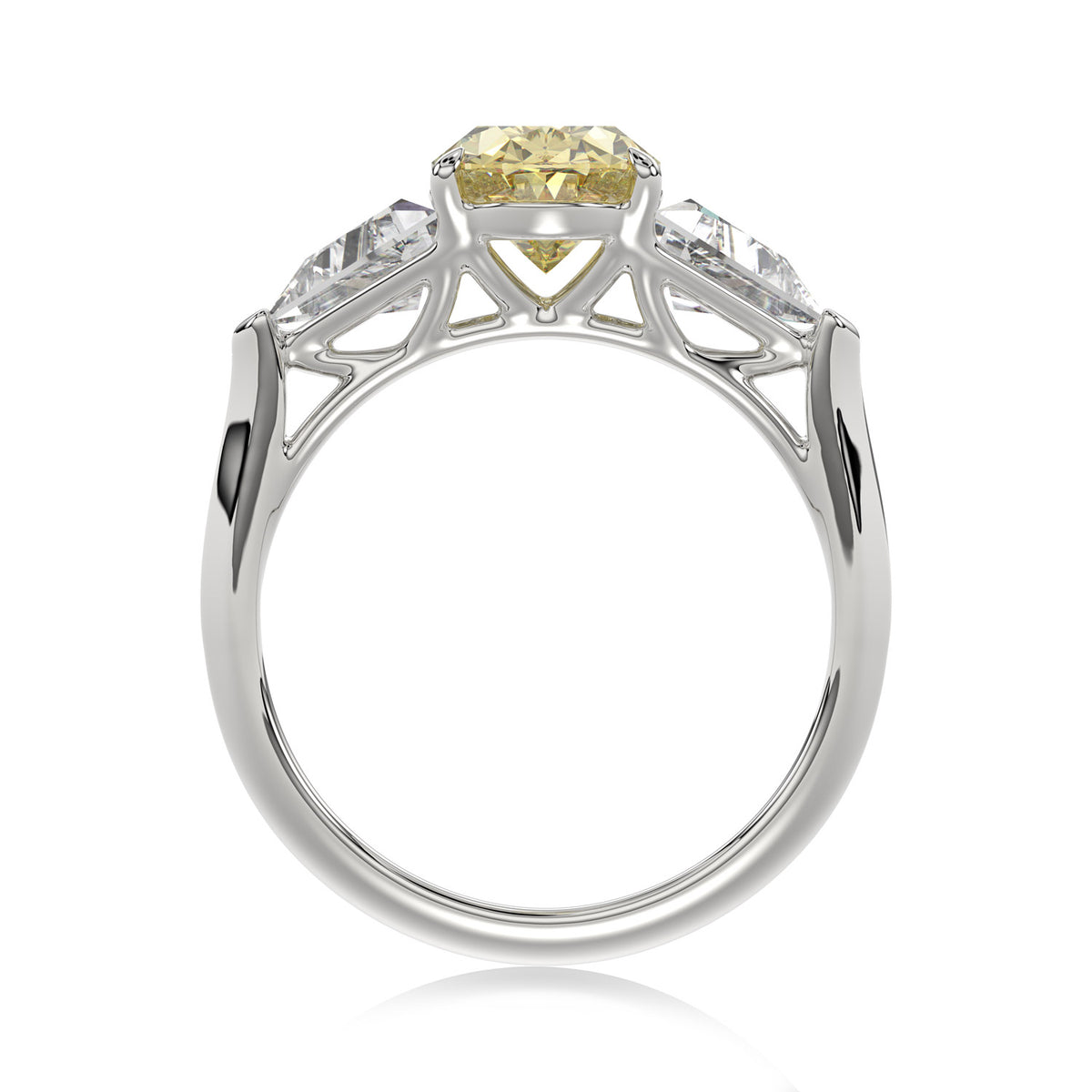 Yellow Oval Trilogy Ring