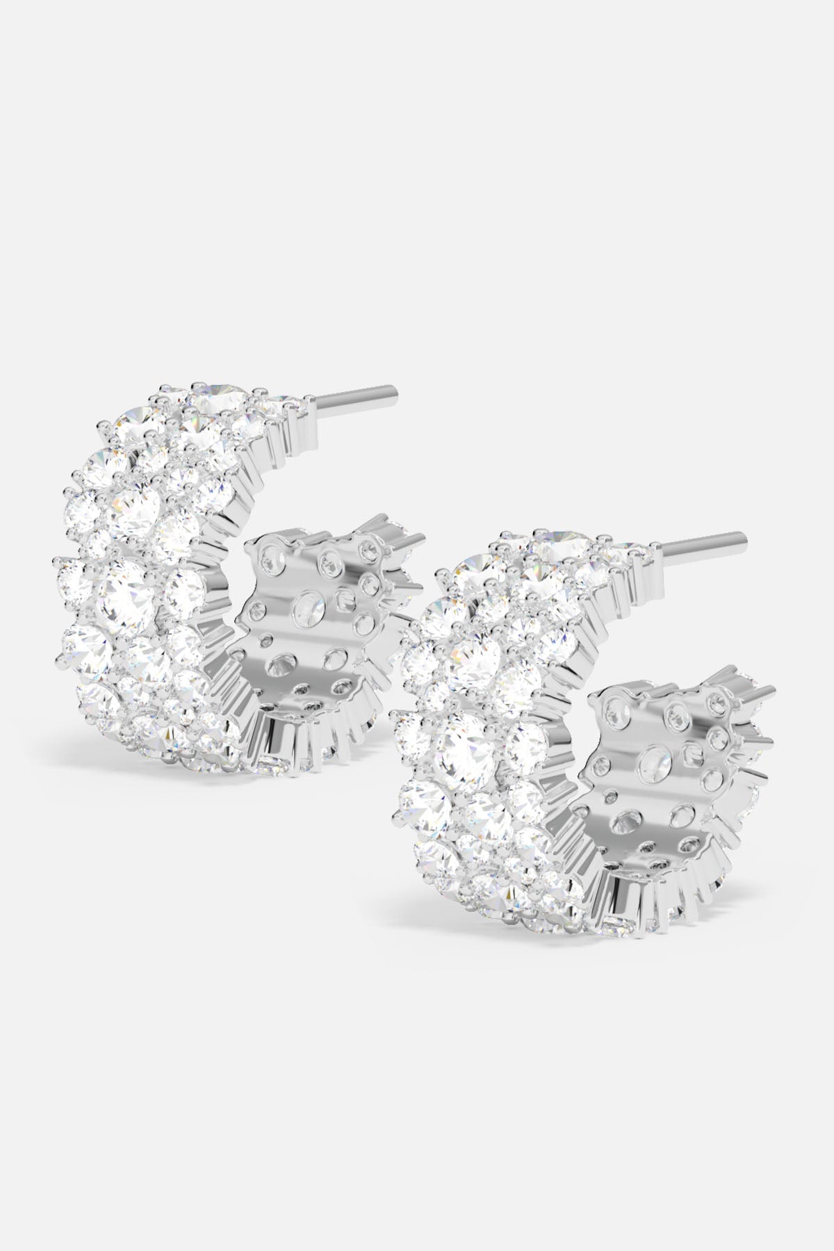 Drop Huggie Earrings